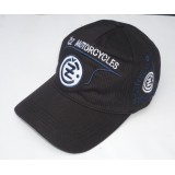 ČEPICE VYŠÍVANÁ - ČERNÁ - ČZ  MOTORCYCLES LOGO S PLAMENY - ČZ STRAKONICE